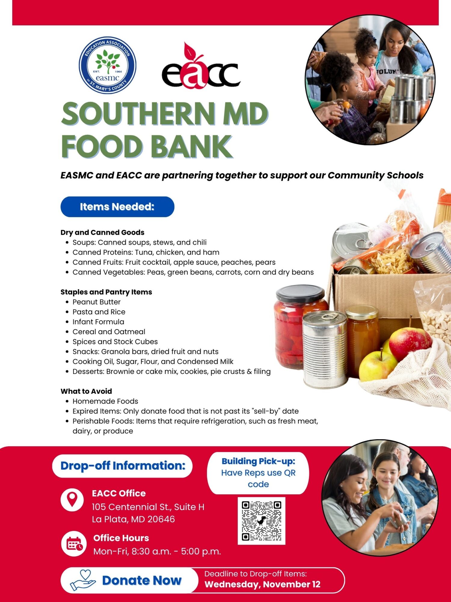 Copy of EASMC & EACC Food Drive 2025