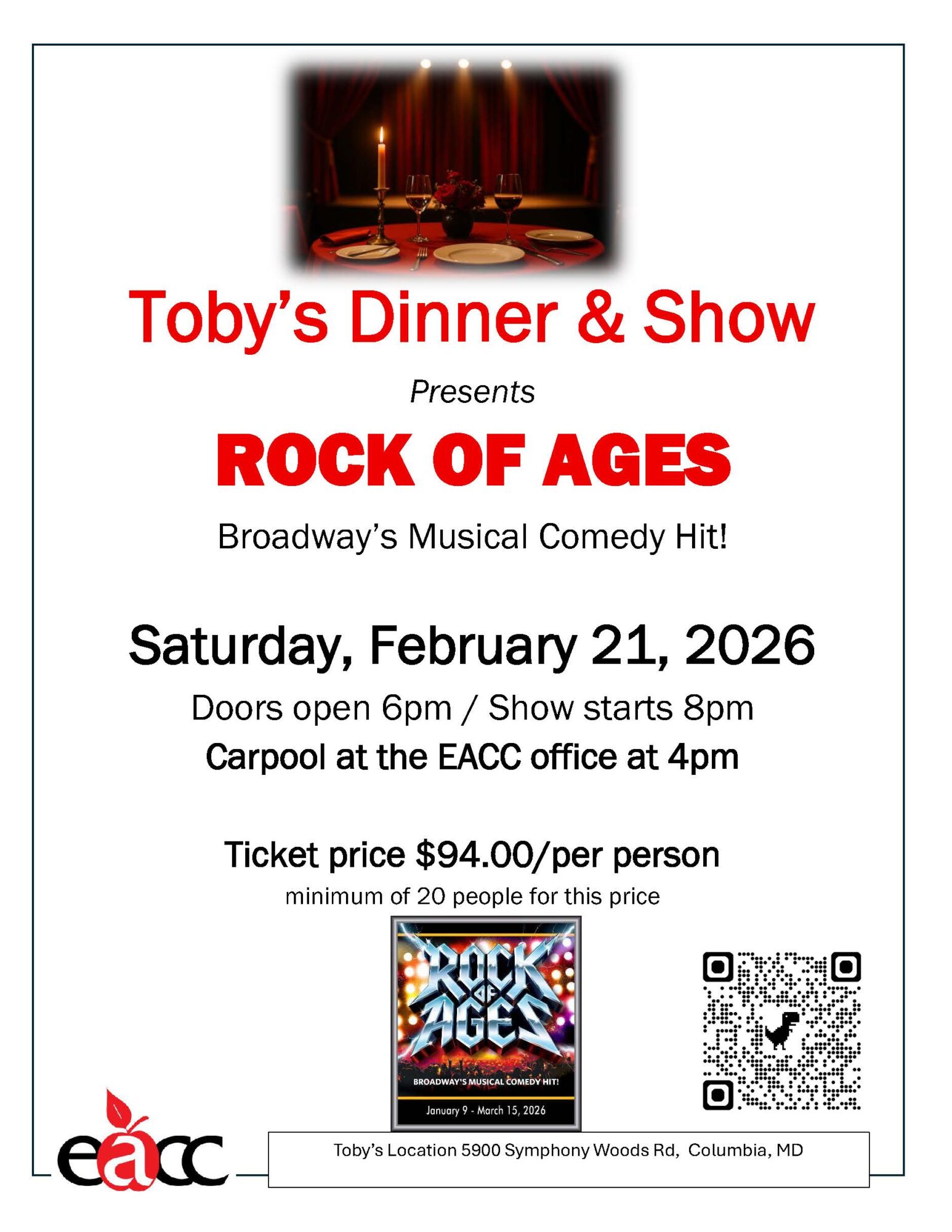 2026.02.21- Membership - Rock of Ages dinner